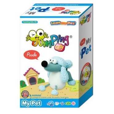 Jumping Clay, Zestaw kreatywny piesek Pudel