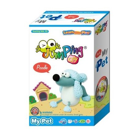 Jumping Clay, Zestaw kreatywny piesek Pudel