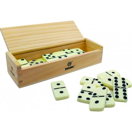 Svoora, Klasyczne domino w drewnianym pudełeczku