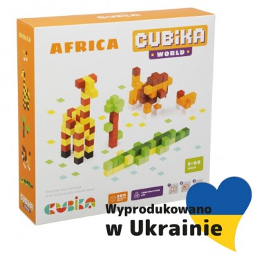 Cubika, Drewniana mozaika Pixels 3D Africa