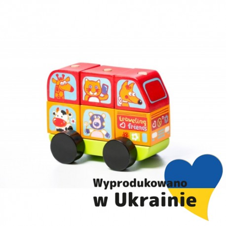 Cubika, Drewniany samochodzik Mini-bus LM-10